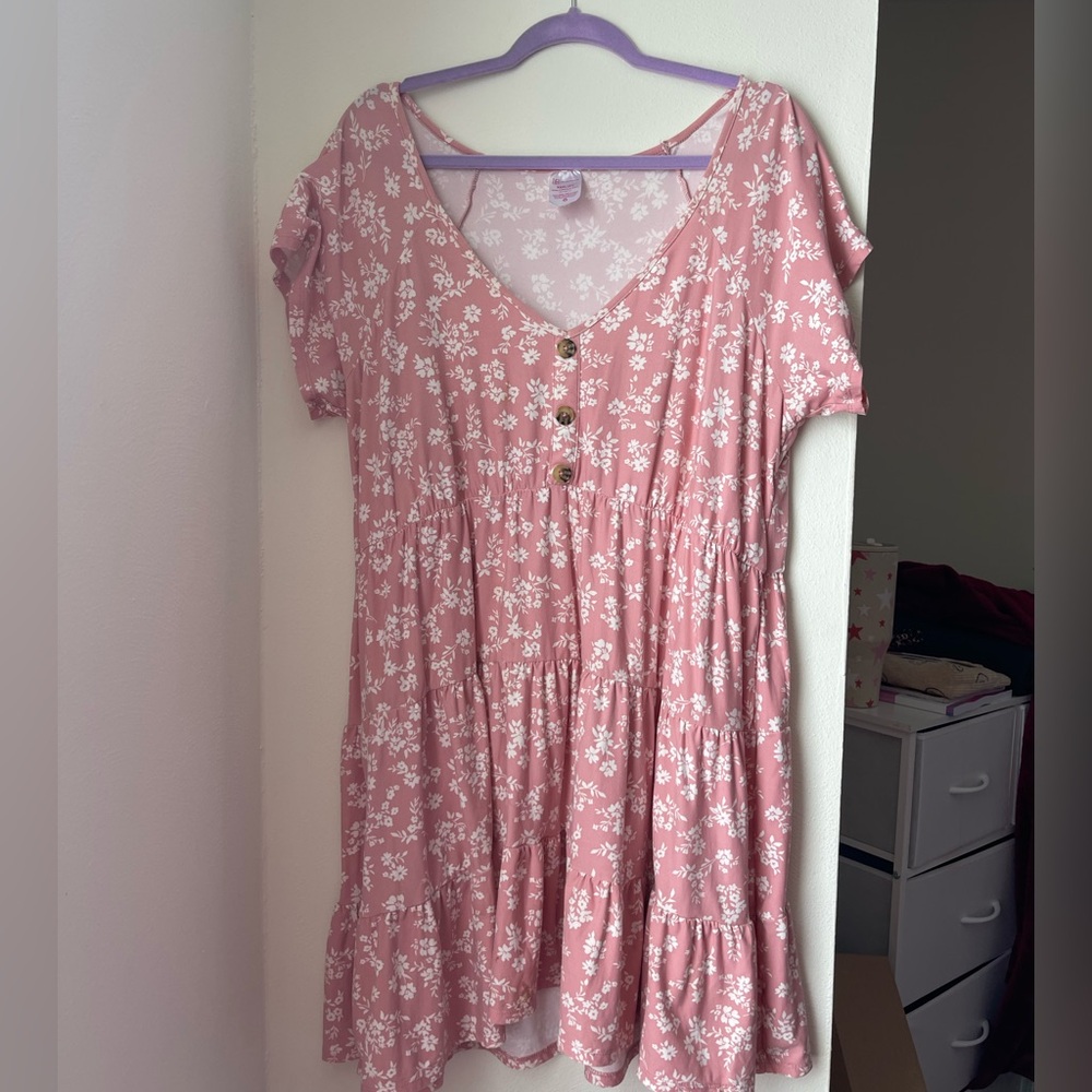 Pink Floral dress